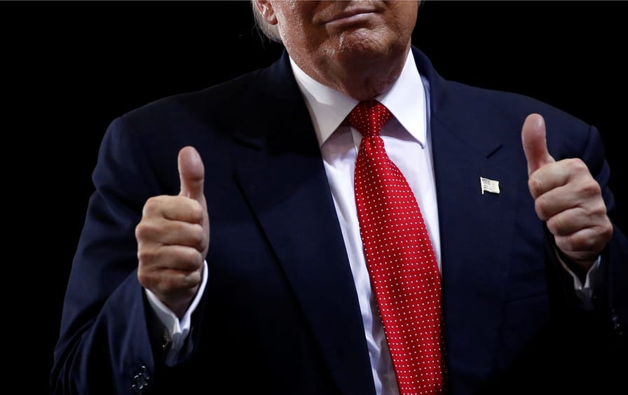 Donald Trump Thumbs