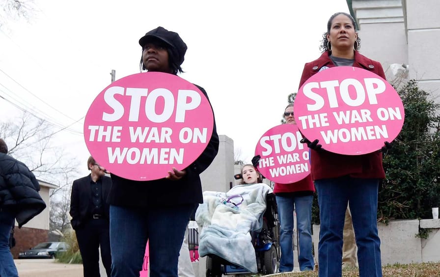 war on women protest