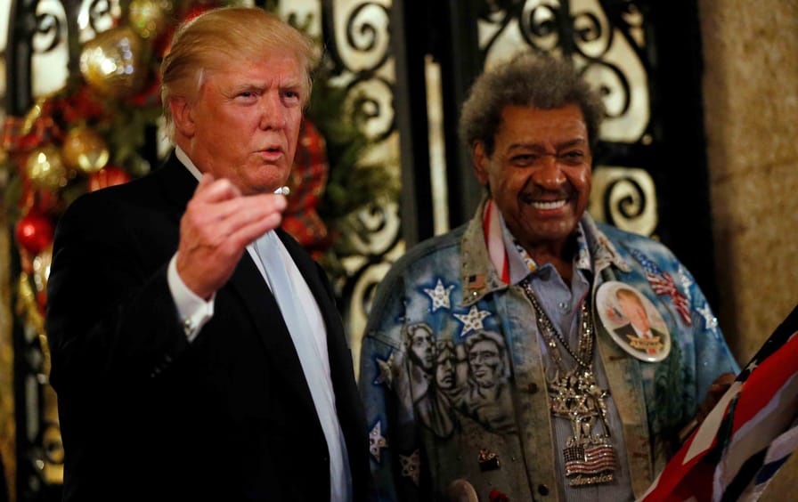 Donald Trump and Don King.