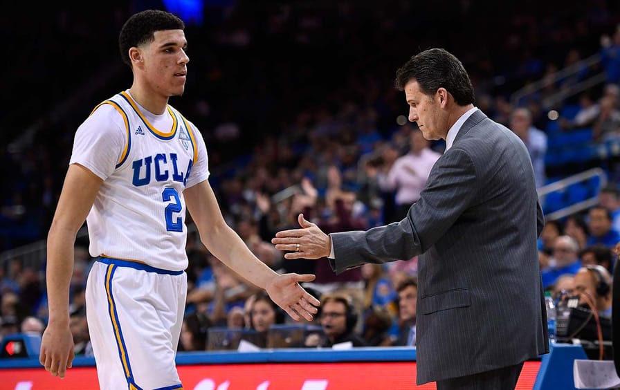 Lonzo Ball and Steve Alford