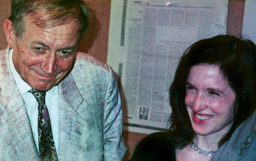 Katrina vanden Heuvel and Yevgeny Yevtushenko