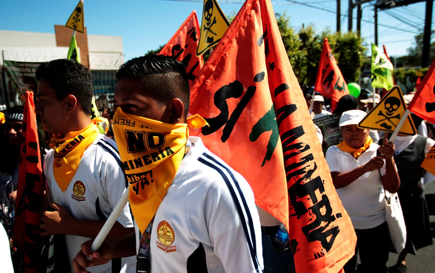 Mining protests in El Salvador