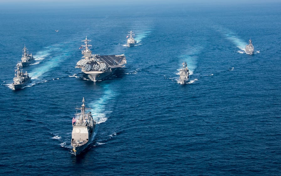 US Warships near Korean Peninsula
