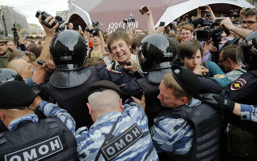 Russia Anti Corruption Protests June