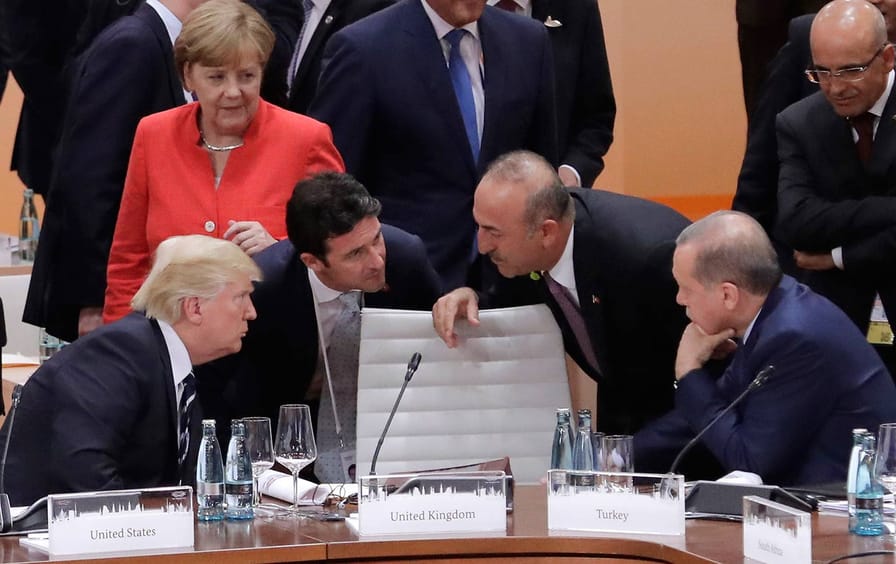 Trump, Merkel, Erdogan at G20