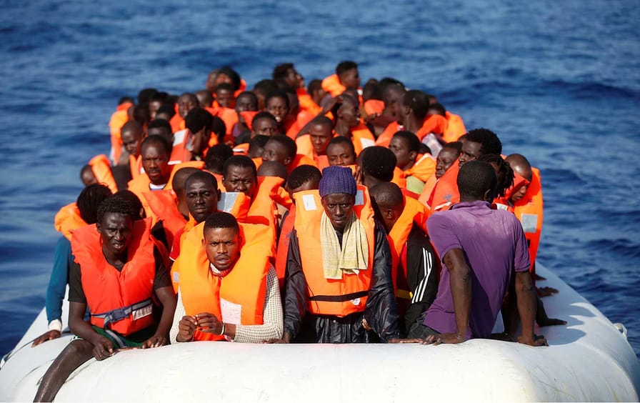 Migrants in Mediterranean