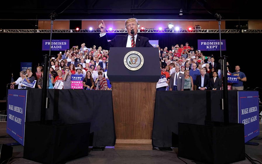 Trump at his Phoenix Rally