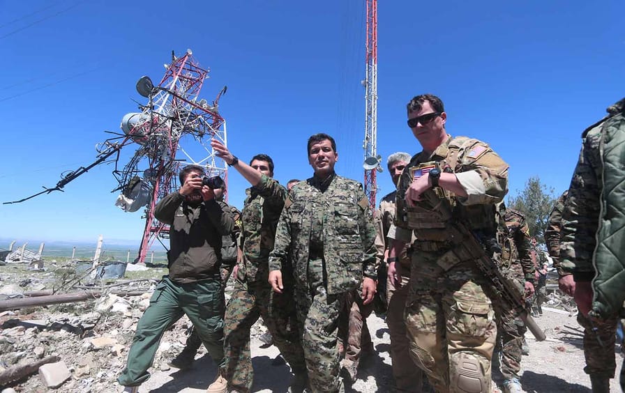 US and YPG Military