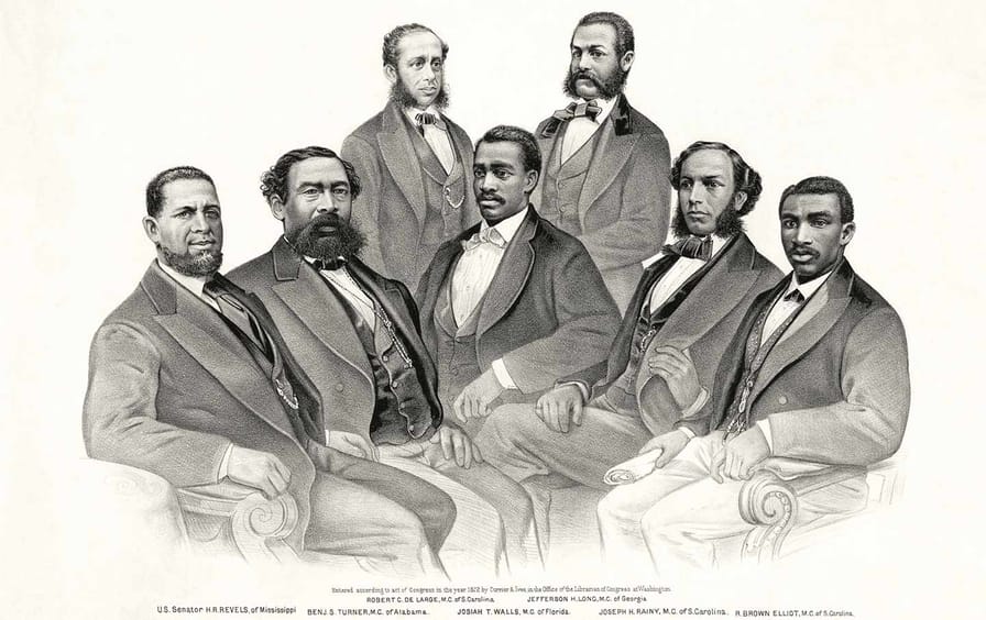 First black Senator and representatives
