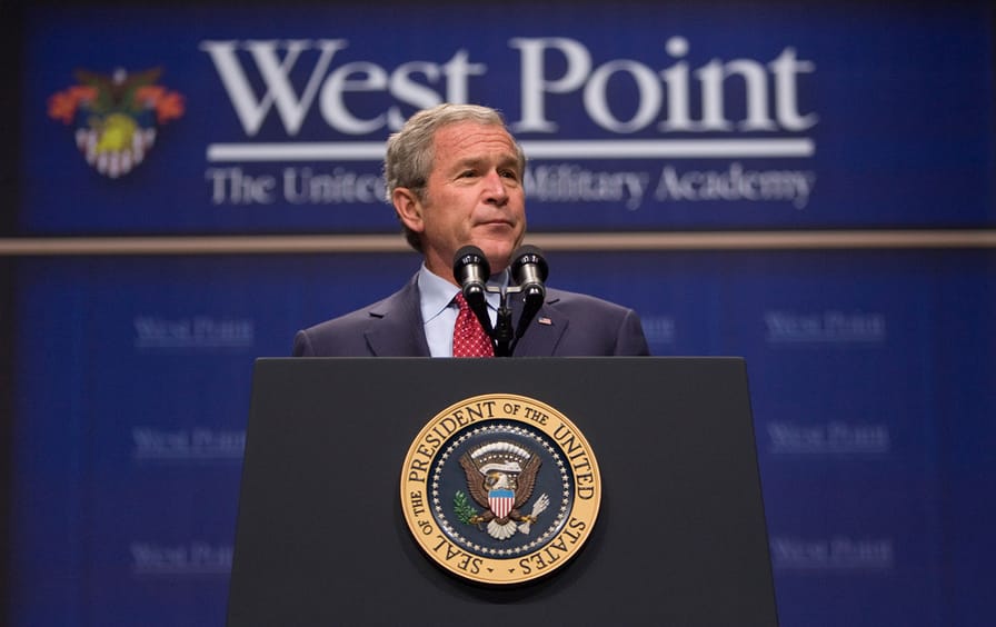 George W. Bush at West Point