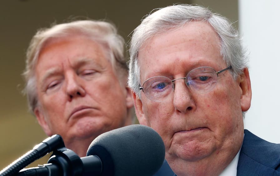 Donald Trump and Mitch McConnell