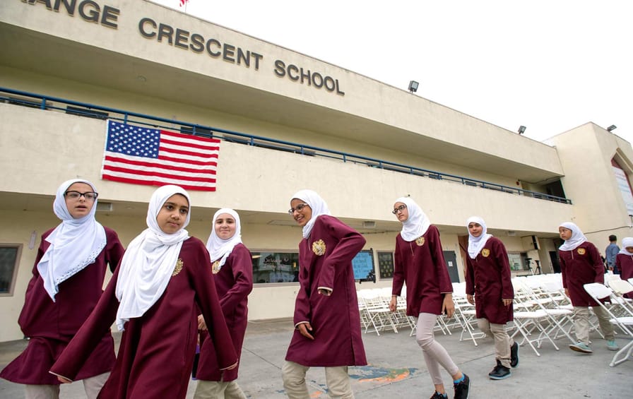 Muslim students high school