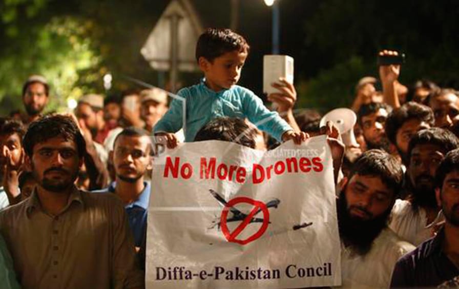 Pakistan Drone Protest
