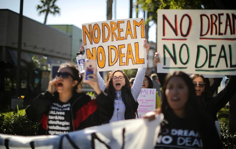 DACA Protest No Dream No Deal