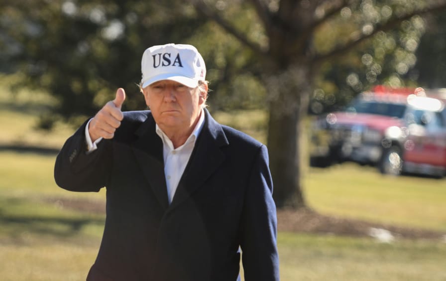 Trump White House USA Hat