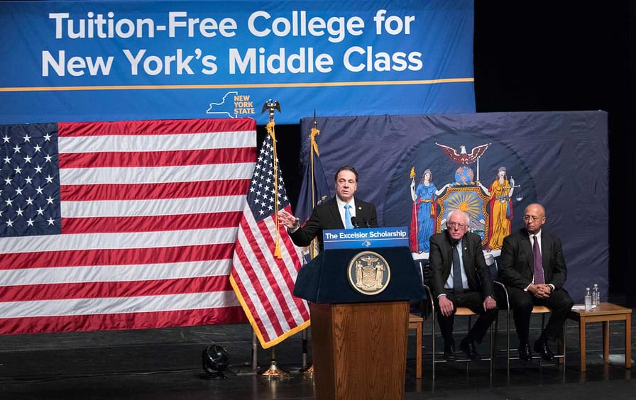 Andrew Cuomo announces free college tuition
