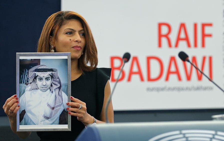 Ensaf Haidar and Raif Badawi