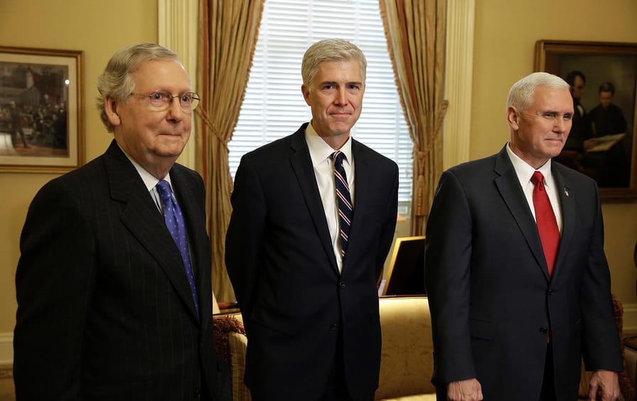McConnell, Gorsuch, Pence