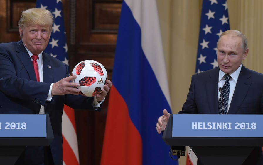 Donald Trump and Vladimir Putin