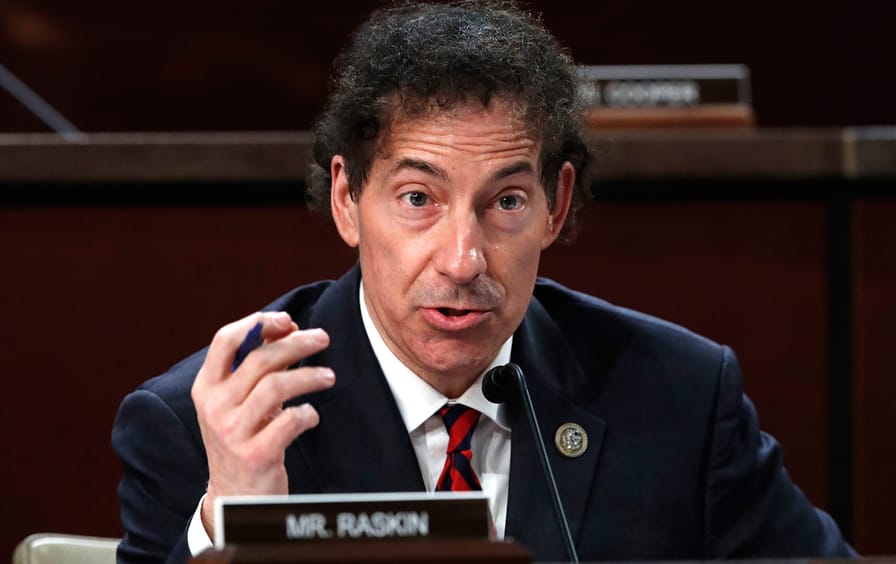 Jamie Raskin at a House Committee on the Judiciary and House Committee on Oversight and Government Reform hearing