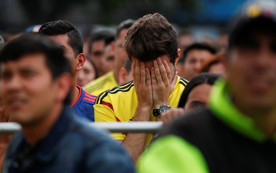 Colombia fan World Cup