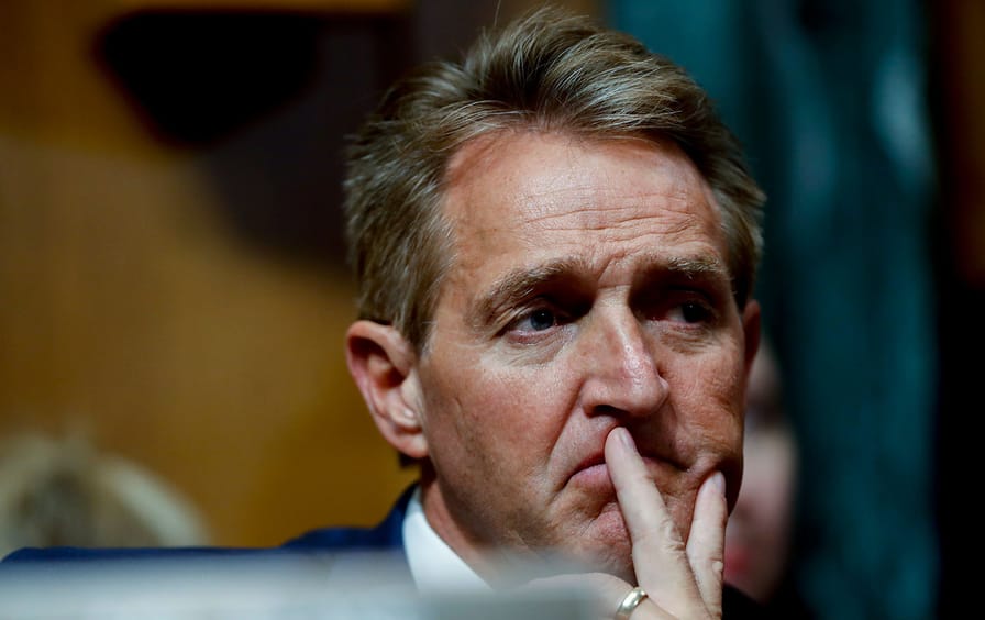 Jeff Flake Kavanaugh meeting