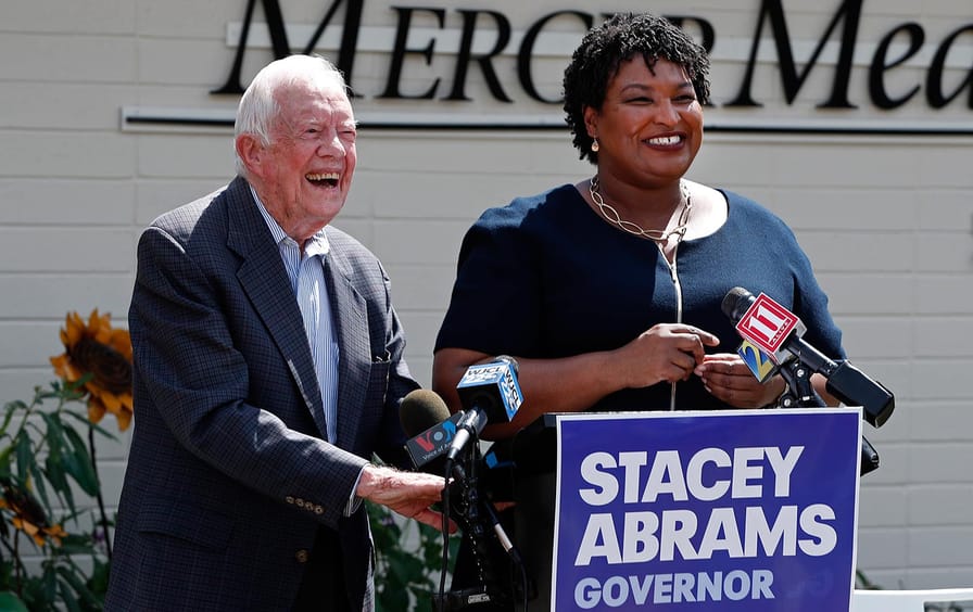 JImmy Carter and Stacey Abrams