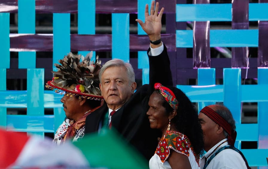 AMLO inauguration in Mexico