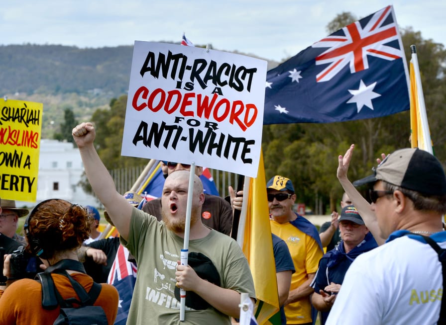 Pegida supporters demonstrate in Australia