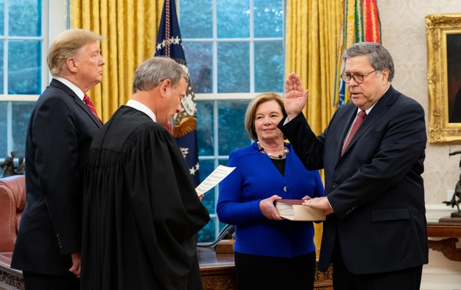 Bill Barr sworn in as Attorney General