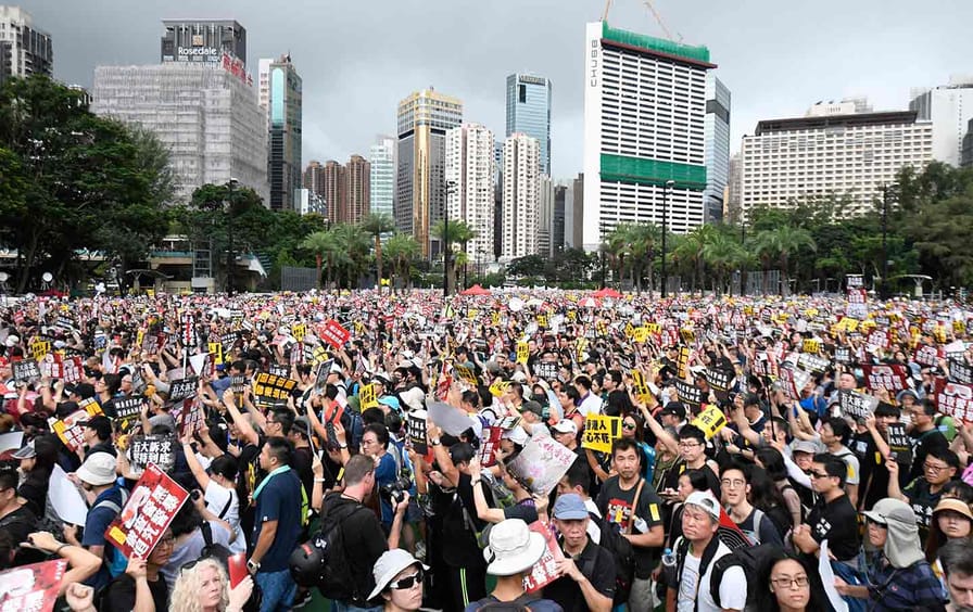Hong Kong Protestors August 2019