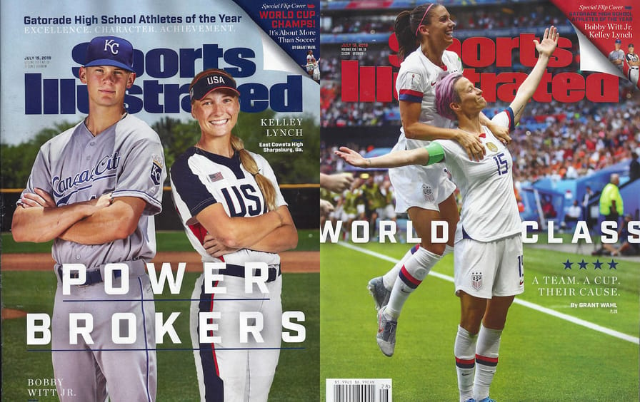 Sports Illustrated magazine covers