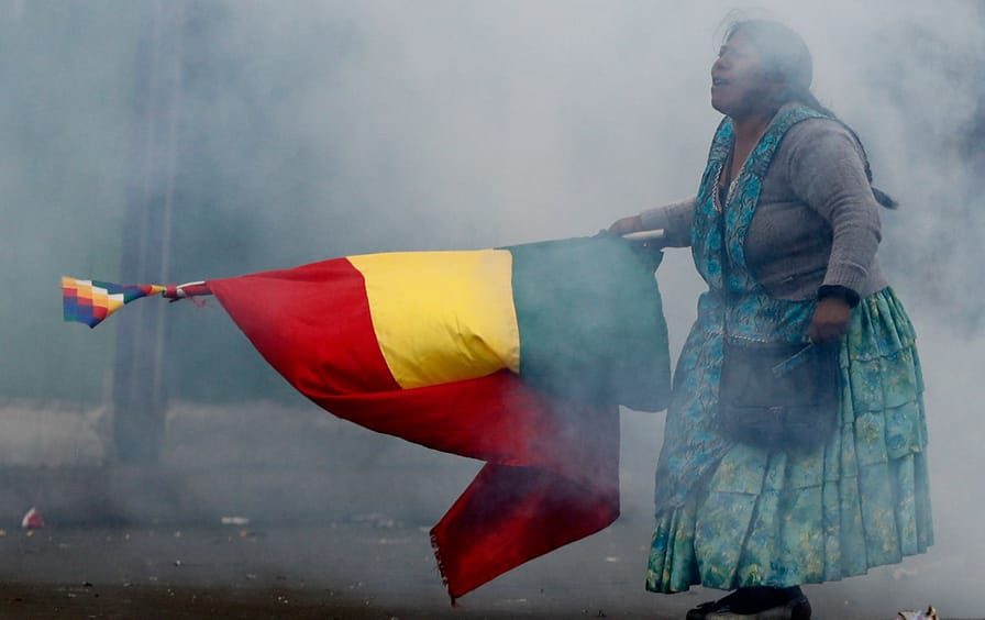 Bolivia protester 2019