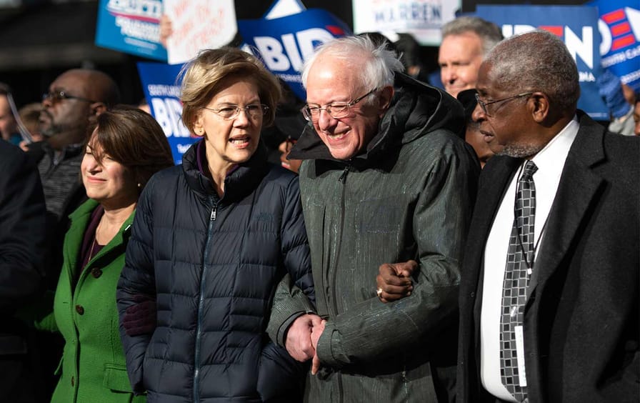 Bernie-Warren-MLK-rally-Getty-cropped-img