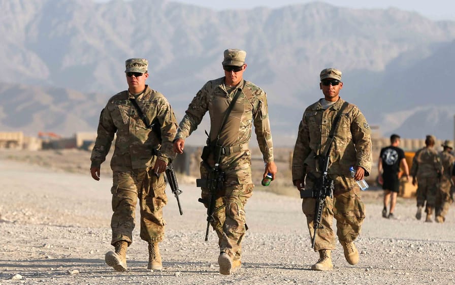 US troops in Logar, Afghanistan