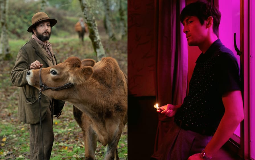 John Magaro Photo by Allyson Riggs Courtesy of A24 Ge Hu as Zenong Zhou in a scene from THE WILD GOOSE LAKE, a Film Movement Release Photo credit: Film Movemen