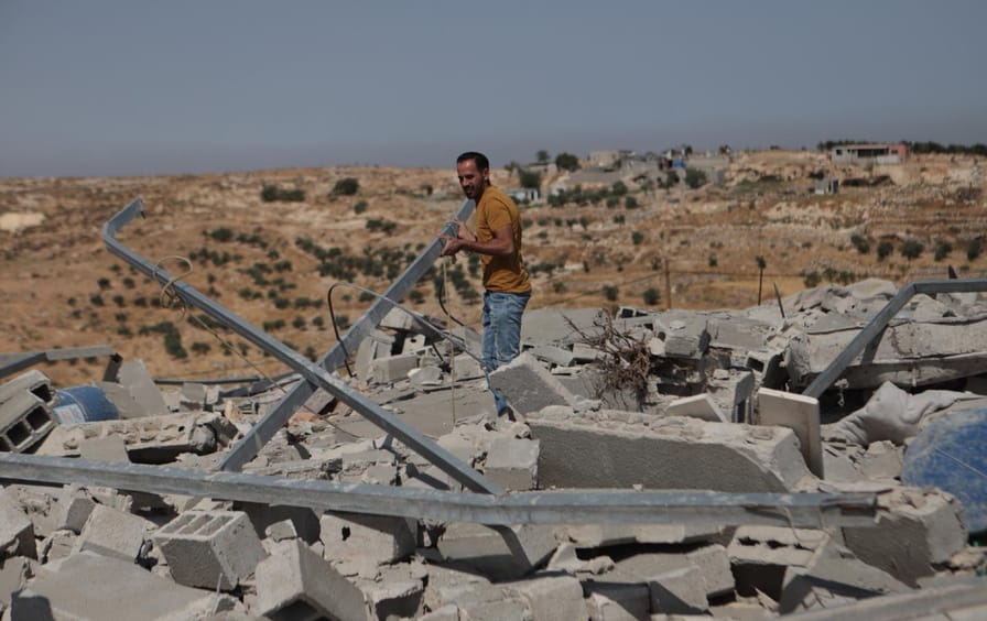 West Bank rubble