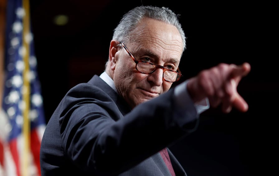 Senate majority leader Chuck Schumer