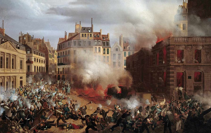 The Burning of the Château d’Eau at the Palais-Royal