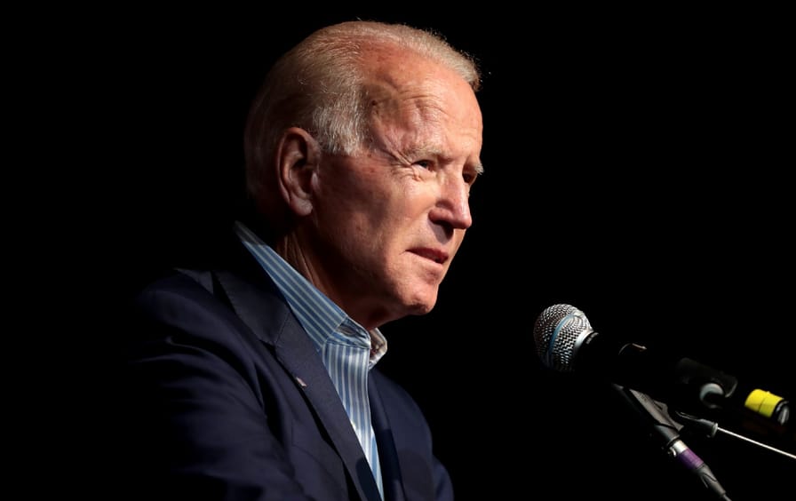 presidential candidate Biden at a campaign rally in Texas