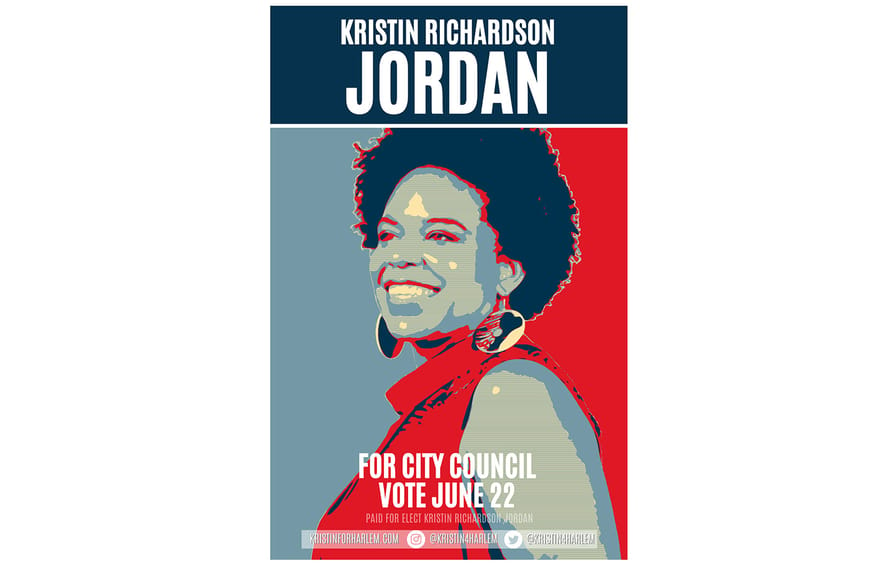 Campaign poster for Kristin Richardson Jordan
