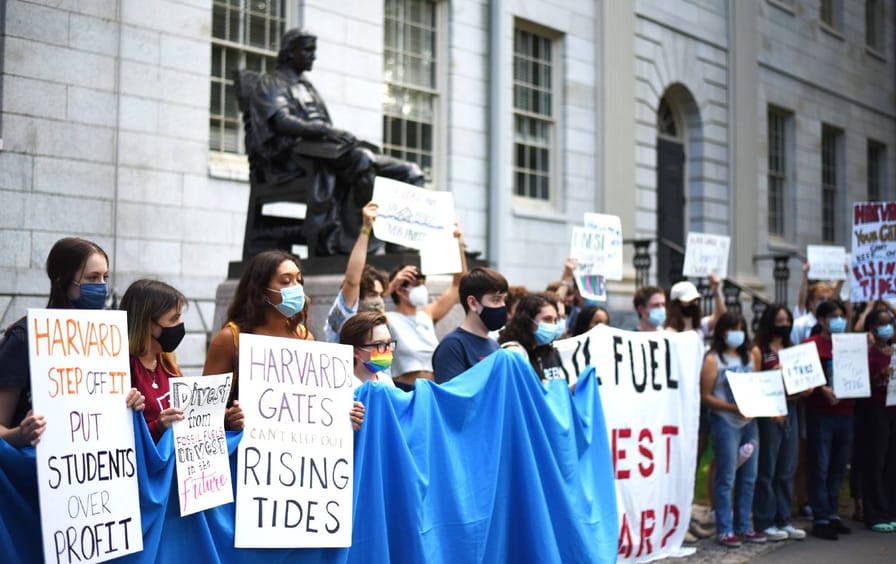 Harvard Divest protest