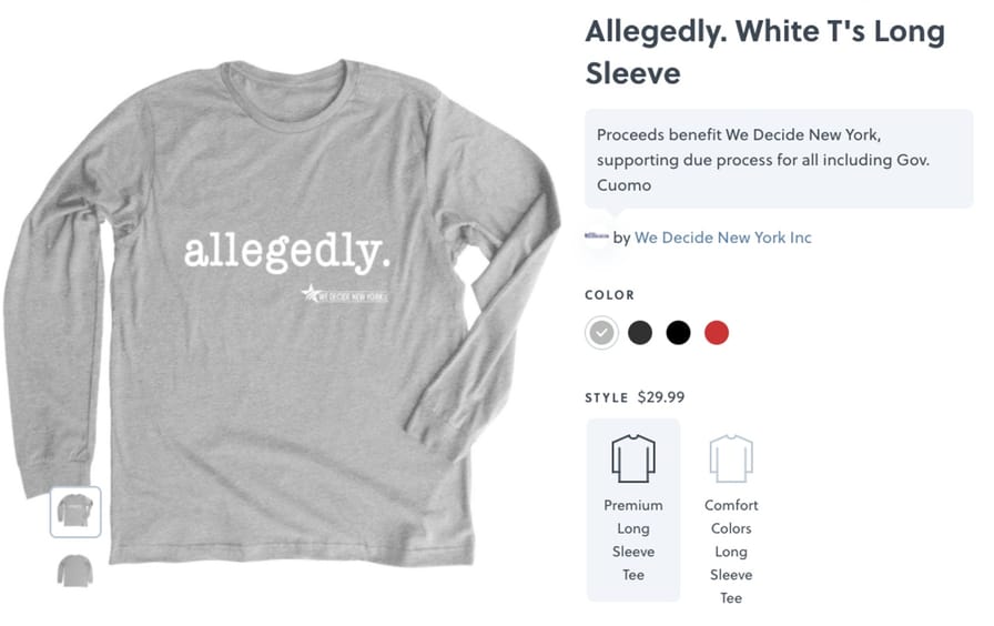 Allegedly Cuomo T-Shirt