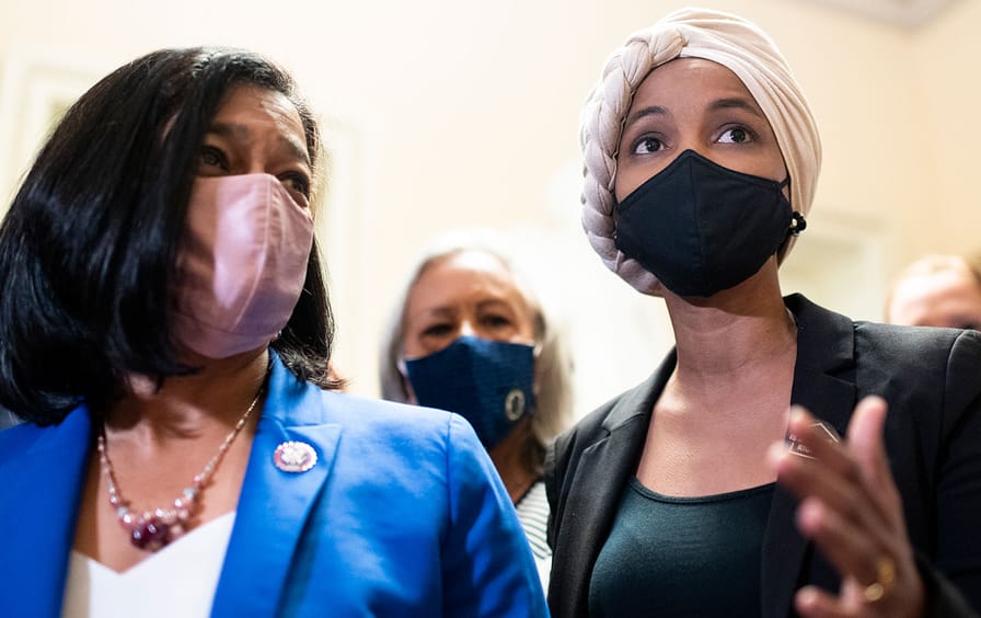 Reps. Pramila Jayapal and Ilhan Omar