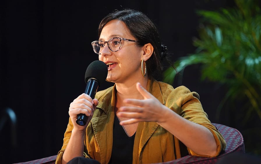 FL: Bari Weiss in Conversation with Alana Newhouse during the Miami Book Fair presented by Miami Dade College, Wolfson campus - Day Two