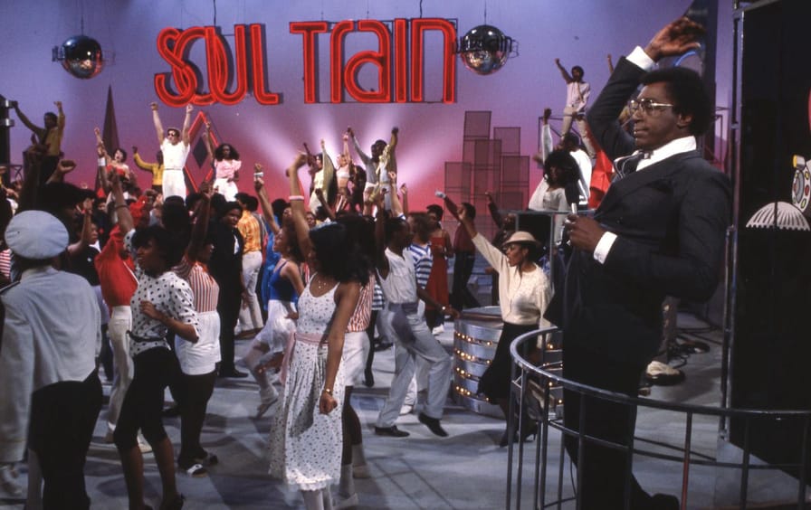 Don Cornelius and Soul Train Dancers