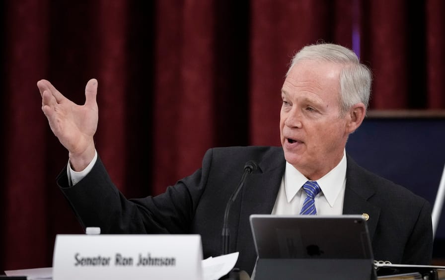 Sen. Ron Johnson (R-WI) Holds Panel Discussion On Capitol Hill, 