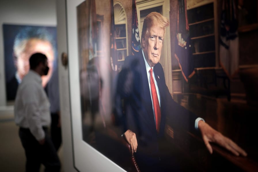 Trump Portrait Exhibited As National Portrait Gallery Reopens To Public