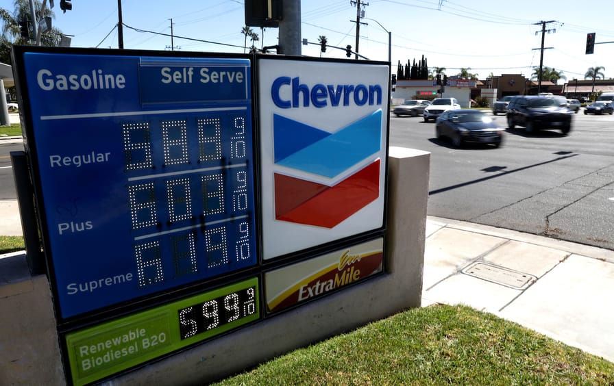 The average price of a gallon of self-serve regular gasoline in Los Angeles County rose 8.9 cents today, its 30th record in 32 days. In Orange County average price rose 8.8 cents, its 29th record in 34 days.
