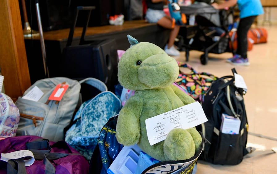 Stuffed animal for foster child